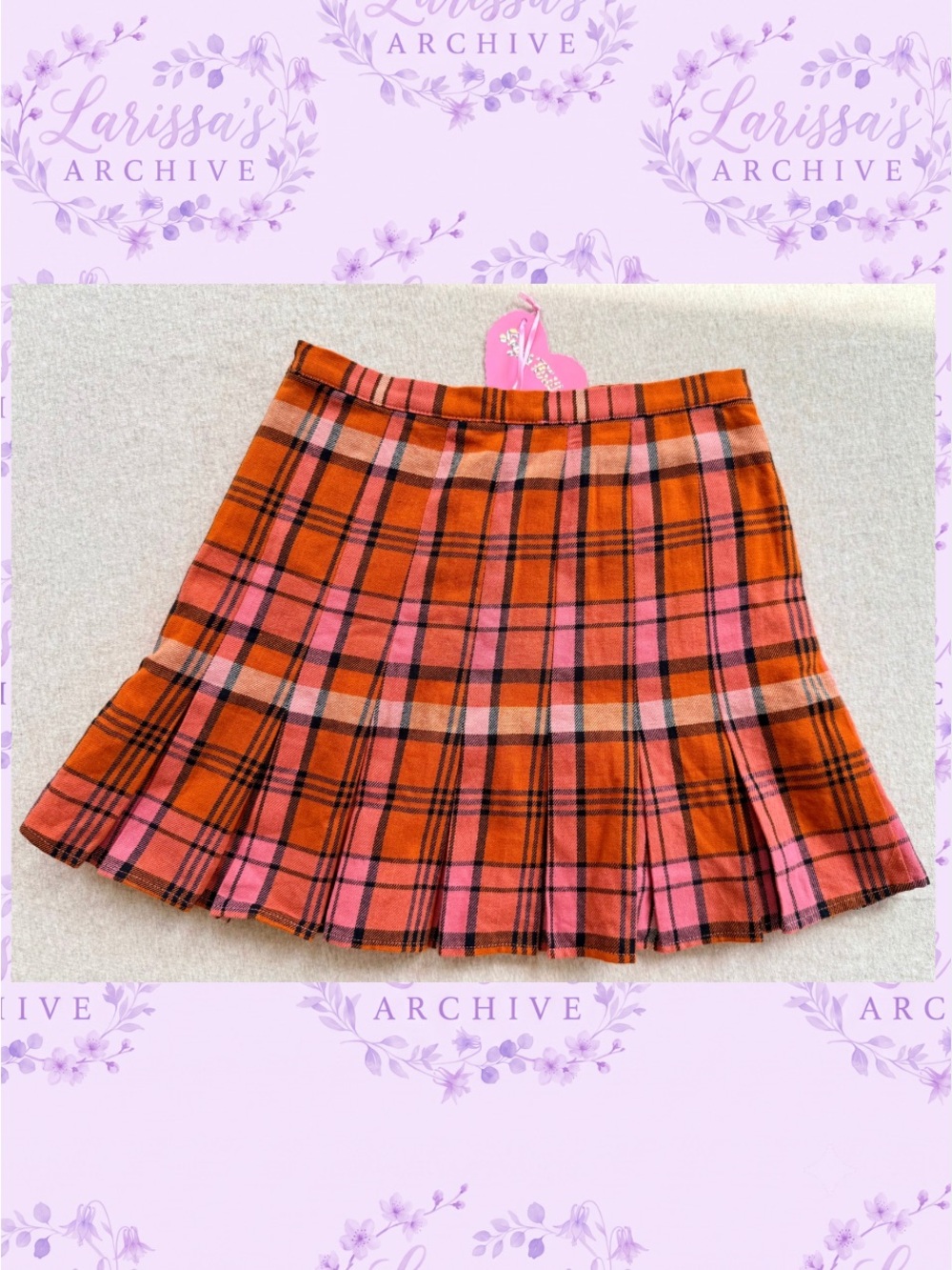 Sugar Thrillz Dolls Kill Real Everlasting Love Plaid Pleated Skirt XS (Fits XXS) - Picture 10 of 16